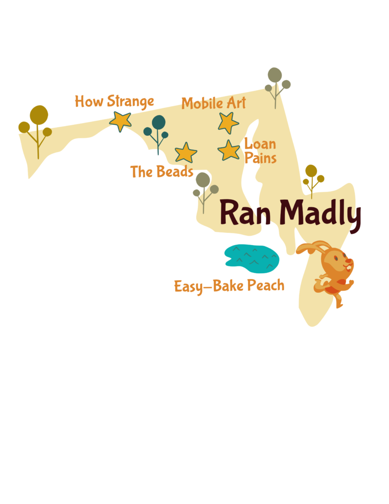 Anagram map of Maryland.