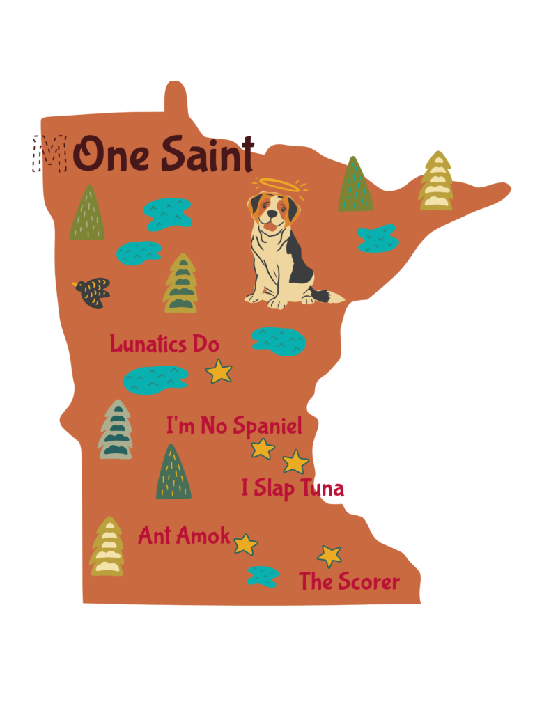 Anagram map of Minnesota.