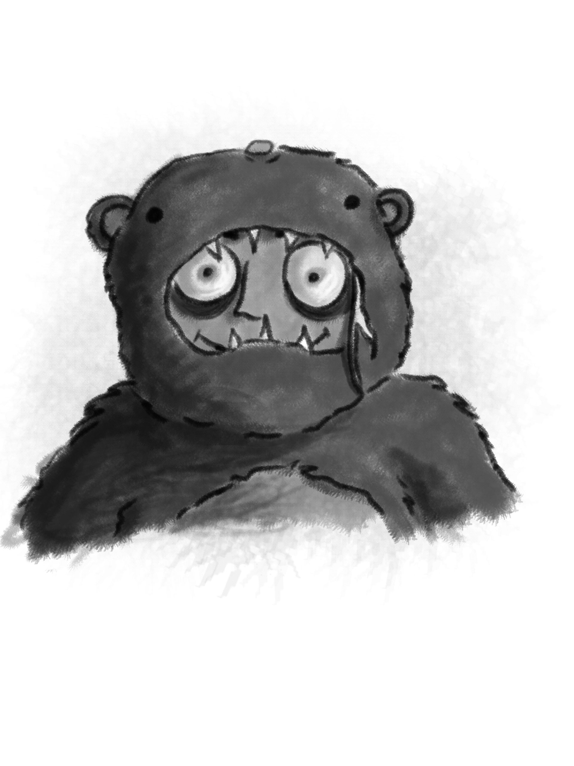 Zombie in a bear suit.