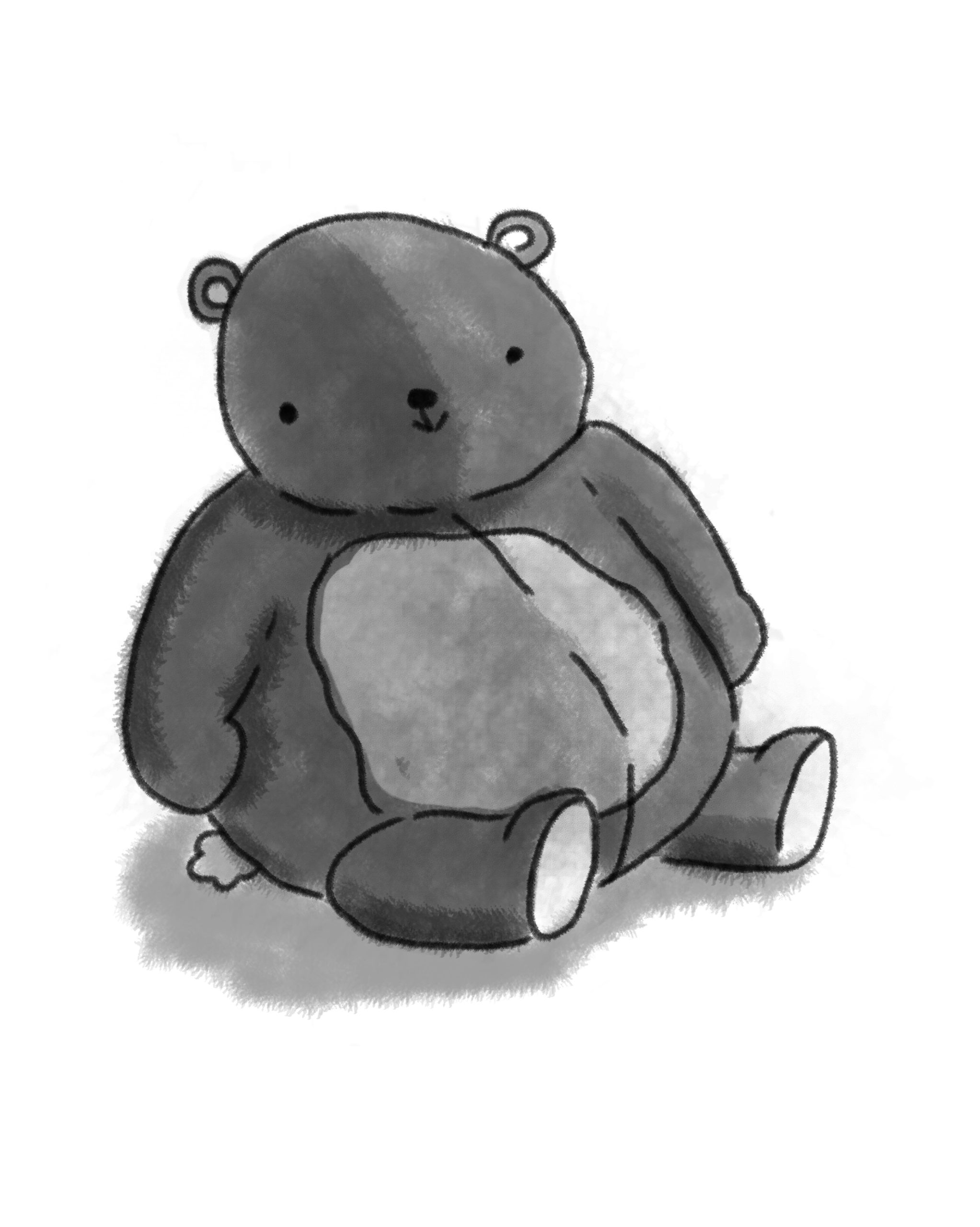 Illustration of a teddy bear.